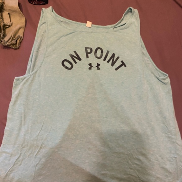 Blue ‘On Point’ Under Armor Tank Top - Picture 1 of 2